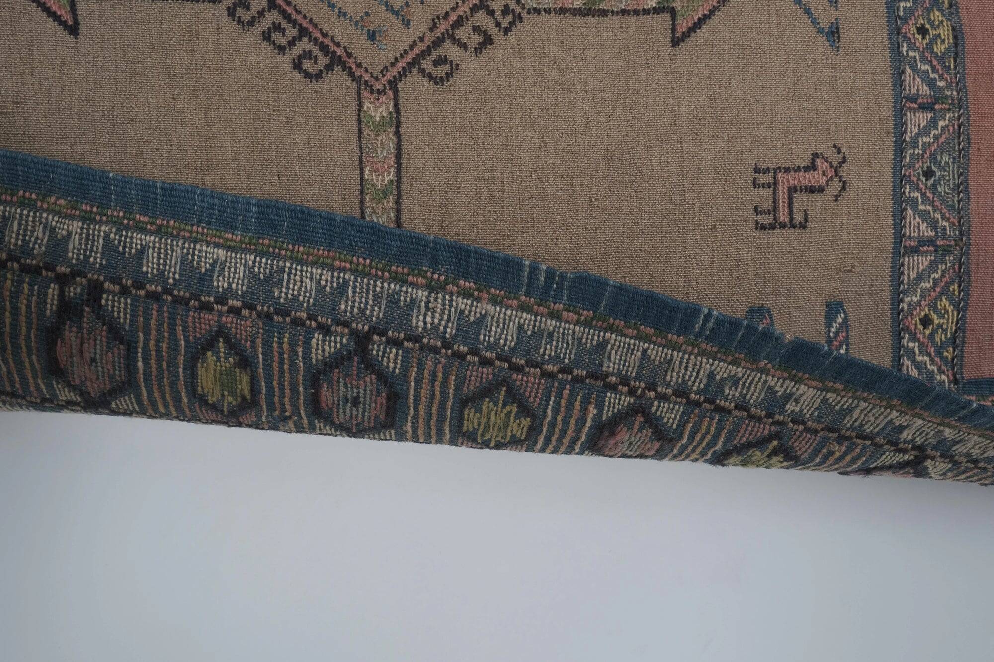 Vintage Turkish hallway rug 95x405 cm