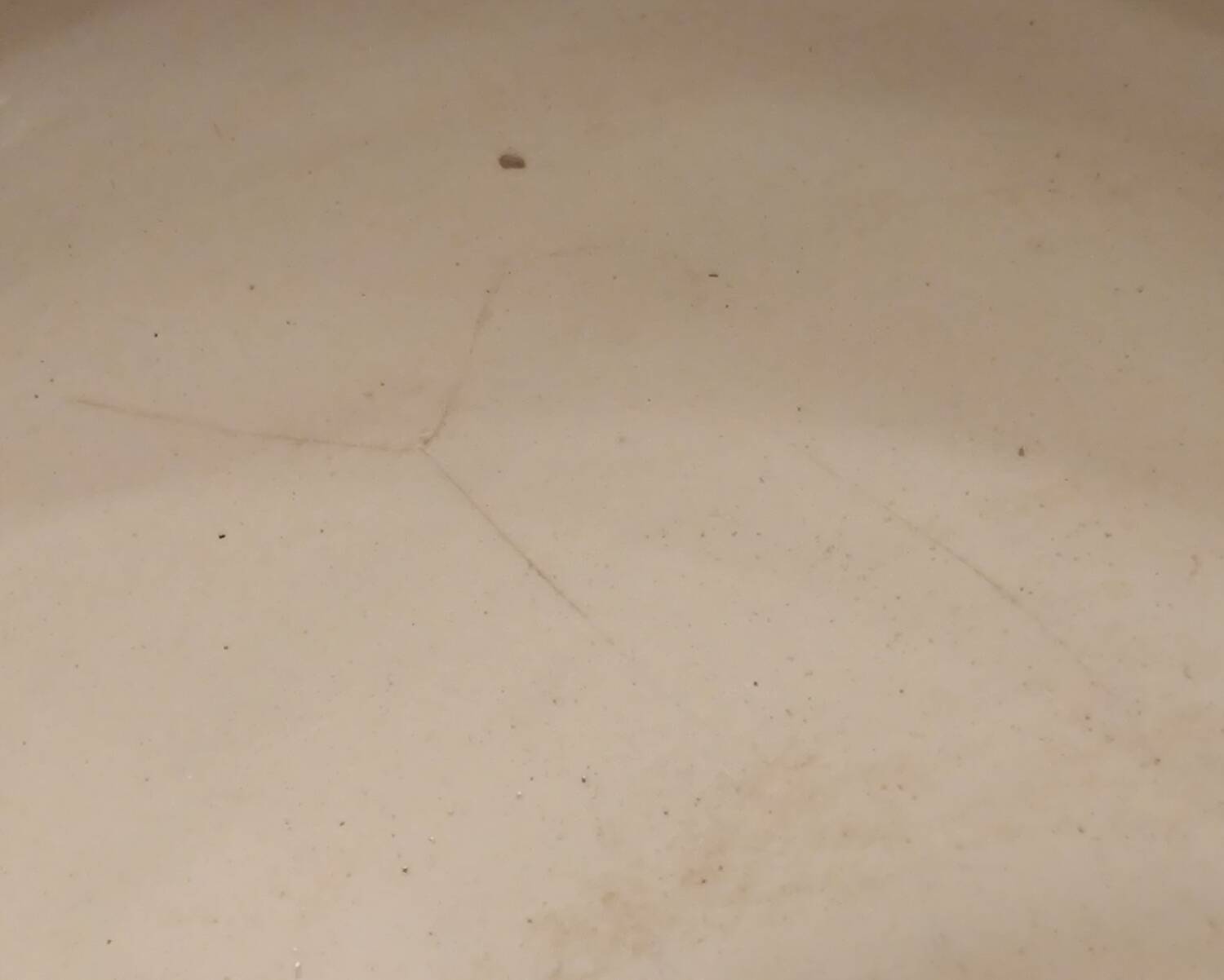 Old large Lunéville flower pot with Japanese floral decor