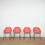 Set of 4 Pierre Guariche “Coquillage” chairs for Meurop