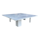 KW1 metal and marble coffee table by Hank Kwint for Metaform 1980s