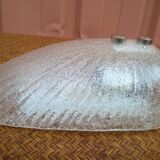 murano glass shell wall light
