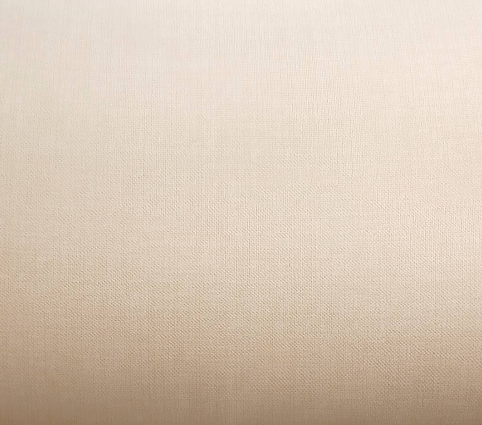 Armchair by André Sornay, stained solid beech & beige faux leather. 1980