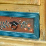 Antique German Hand Painted Cabinet, circa 1850