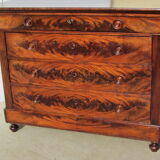 Louis Philippe chest of drawers in mahogany, late XIXth