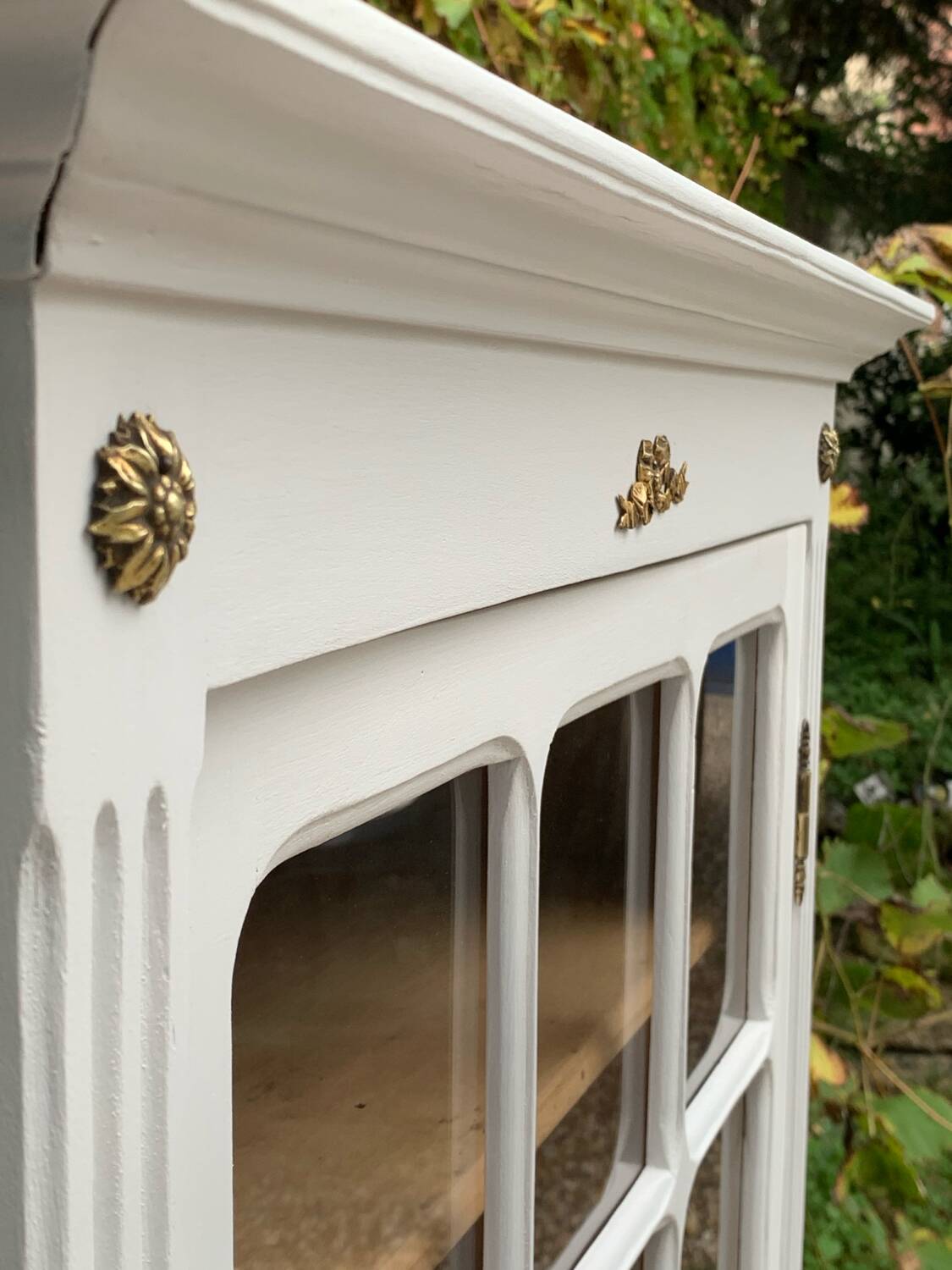 Antique Parisian glass cabinet H150