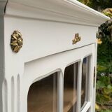 Antique Parisian glass cabinet H150