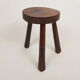 Wooden tripod stool