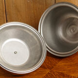 Apple, brushed aluminum ice bucket