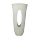 1970s Vase en céramique aqua verte. Fabriqué en Italie