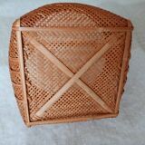 Asian woven bamboo basket
