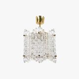 Glass Ceiling Lamp Orrefors Carl Fagerlund