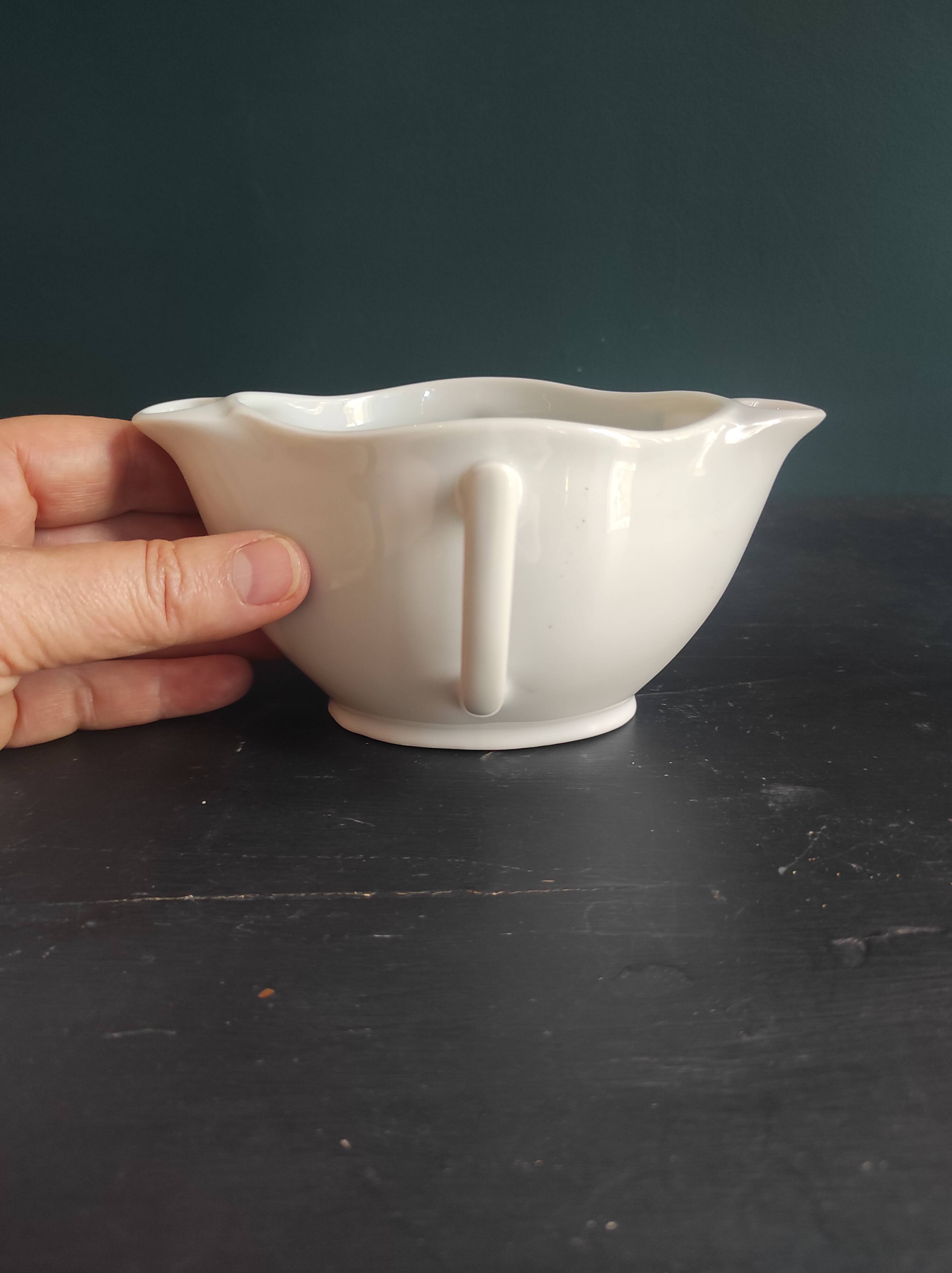 Saucière française vintage de CNP France, maigre/gras