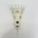 Emil Stejnar wall lamp with flower crystals , 1950s Vienna