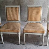 4 Louis xvi chairs, Trianon model