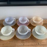 Coffee set 6 cups Harlequin Arcopal