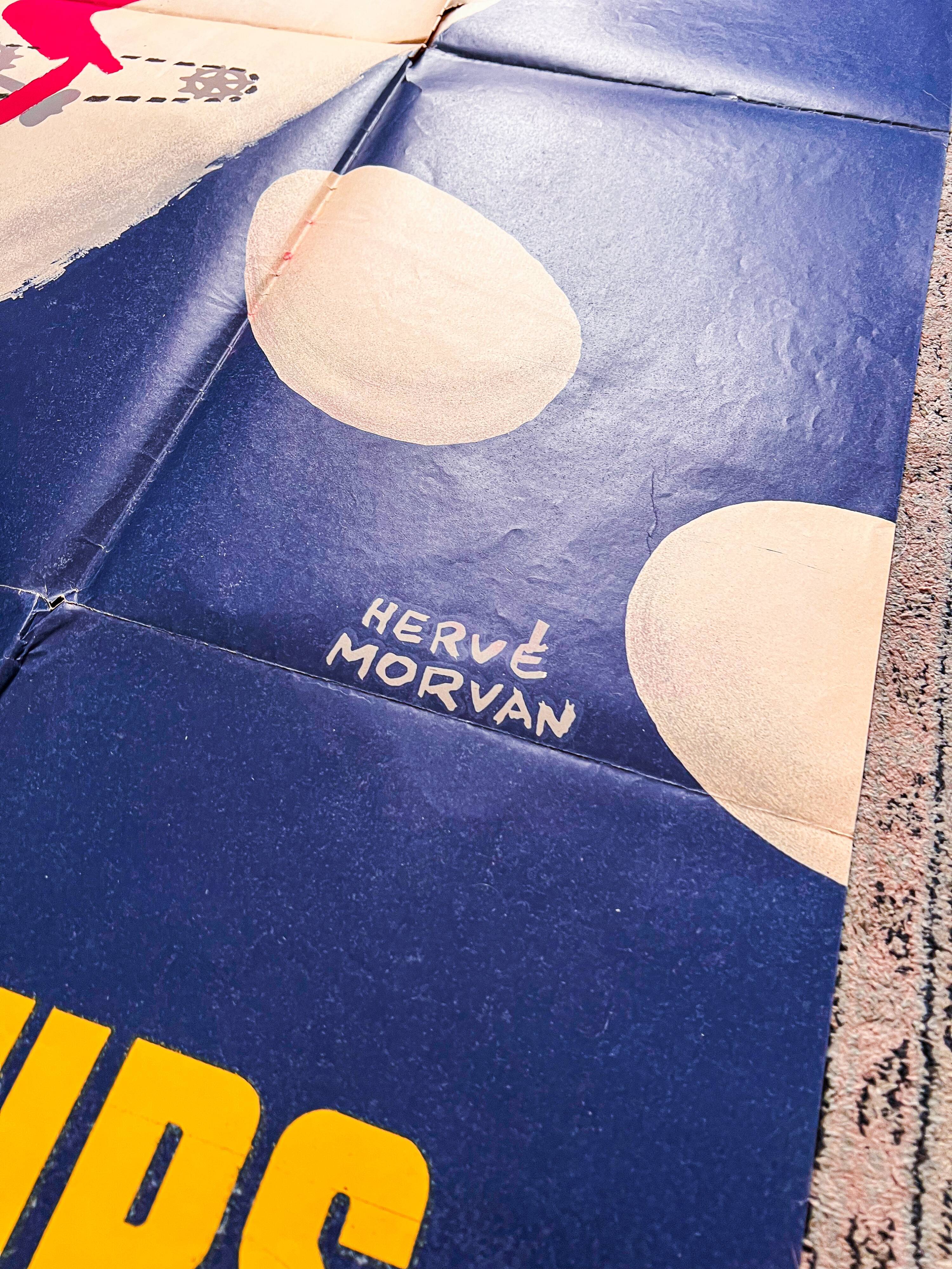 Authentic movie poster from 1958 "The Time of the Hard-boiled Eggs"