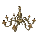 8-branch bronze chandelier