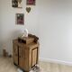 Black Art Deco bedside table