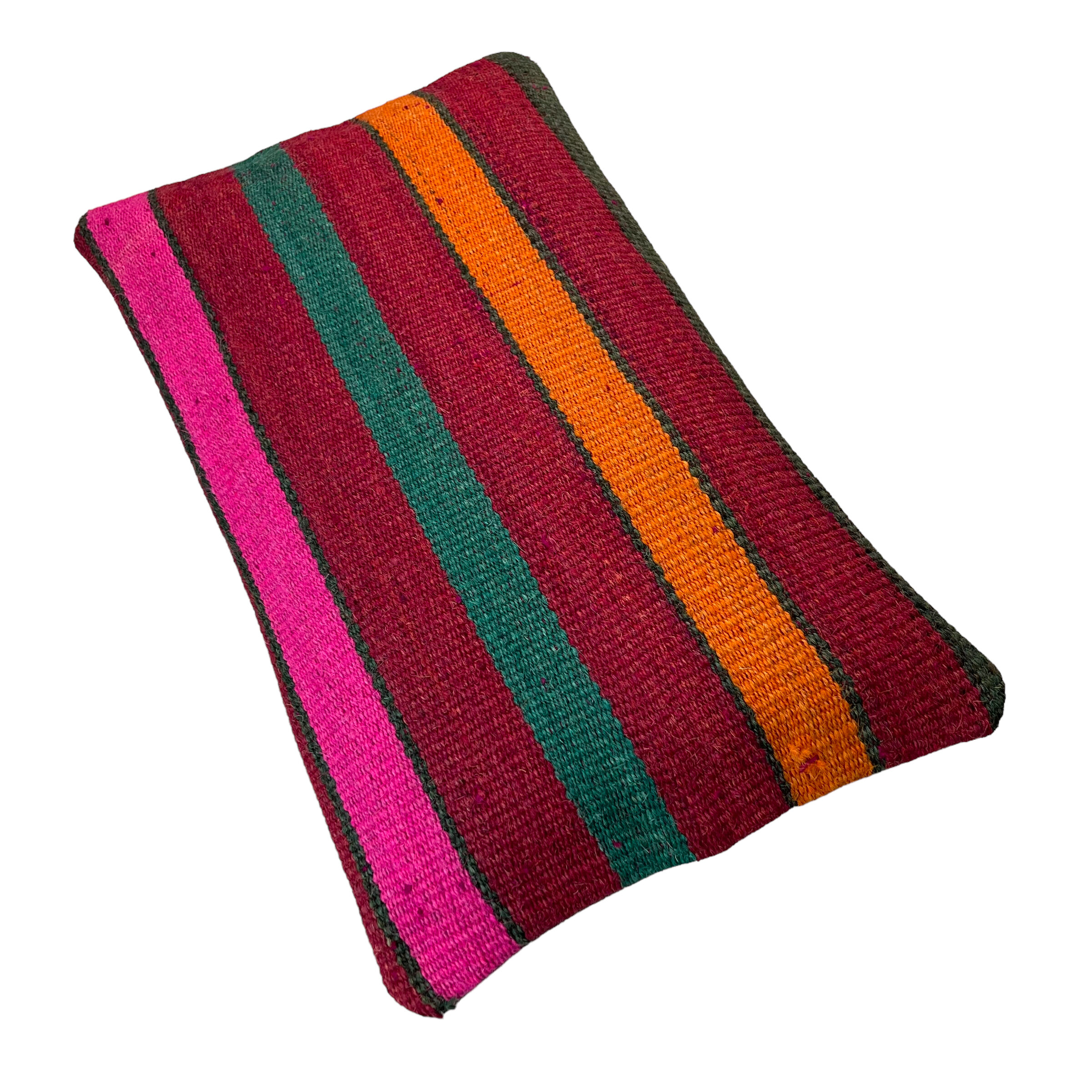 Vintage turkish kilim cushion cover, 30 x 50 cm