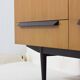 Modernist Belgian sideboard in maple, 1960s