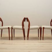 Set of four teak chairs, Danish design, 1960s, designer: Niels Otto Møller