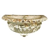 Pair of Medici cast iron wall-mounted basins