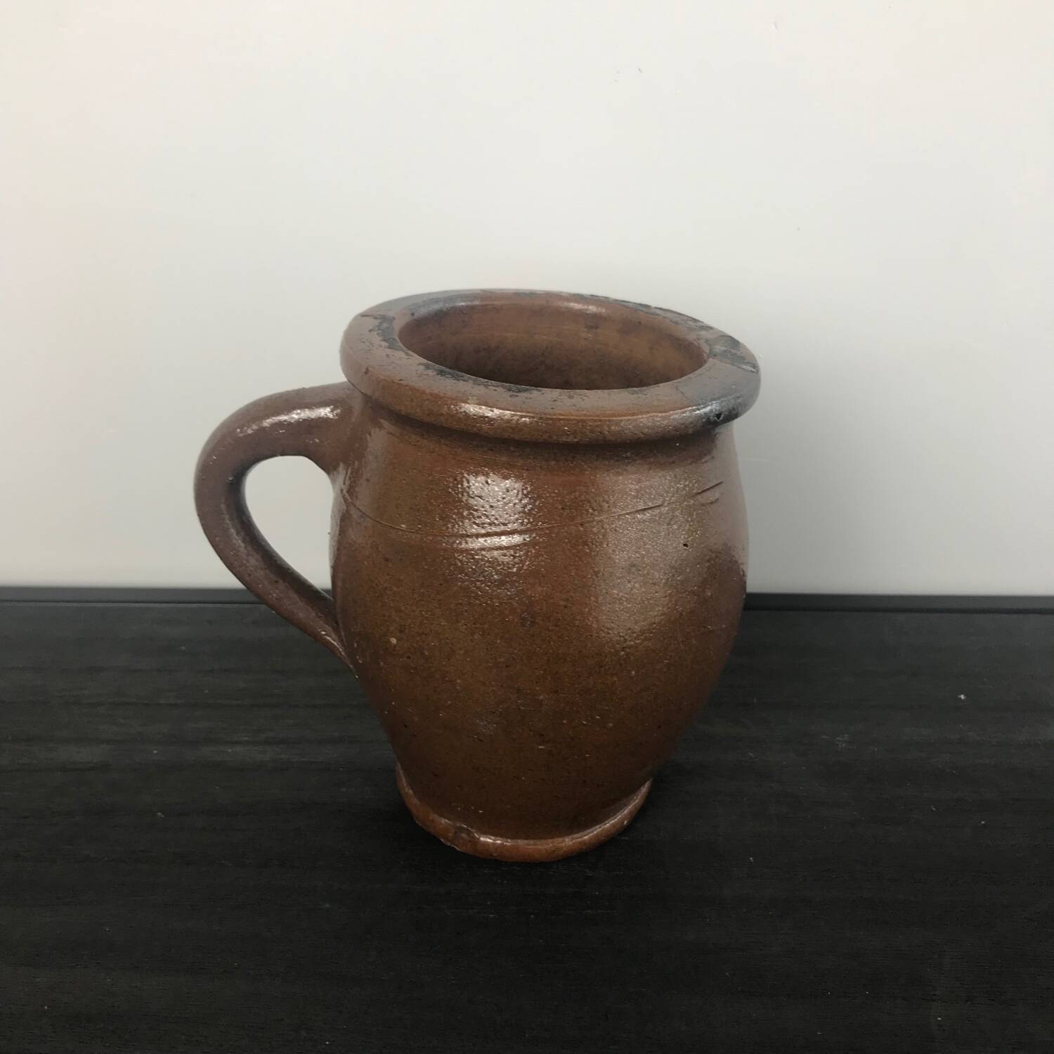 Vintage Brown Stoneware Pot/Pitcher