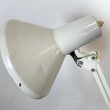 Vintage White Italian Architect Table Lamp, 1970s