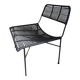 Fauteuil noir modèle Murgi Caravane