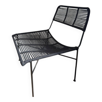 Fauteuil noir modèle Murgi Caravane