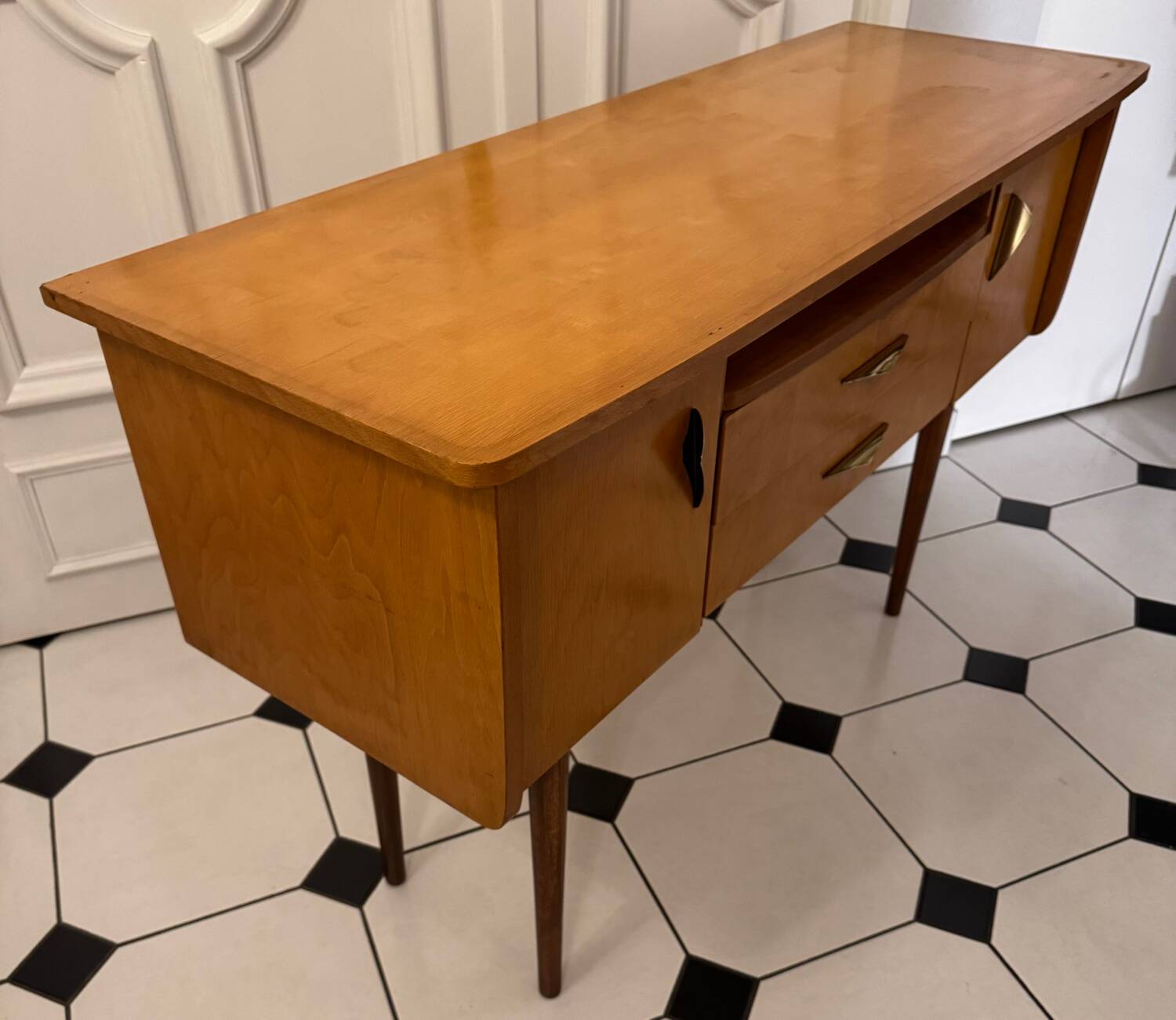 Vintage Scandinavian console sideboard