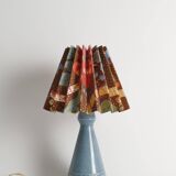 Dusty Blue Ceramic Table Lamp by Rörstrand, Sweden 1980s