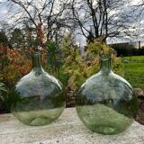 Lot de 2 dames-jeanne anciennes 2L