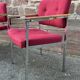 Pair of armchairs design Polsterstühle Röder & Söhne Frankfurt