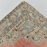 Red & Cream Classic Pattern Vintage Rug, 180x261Cm