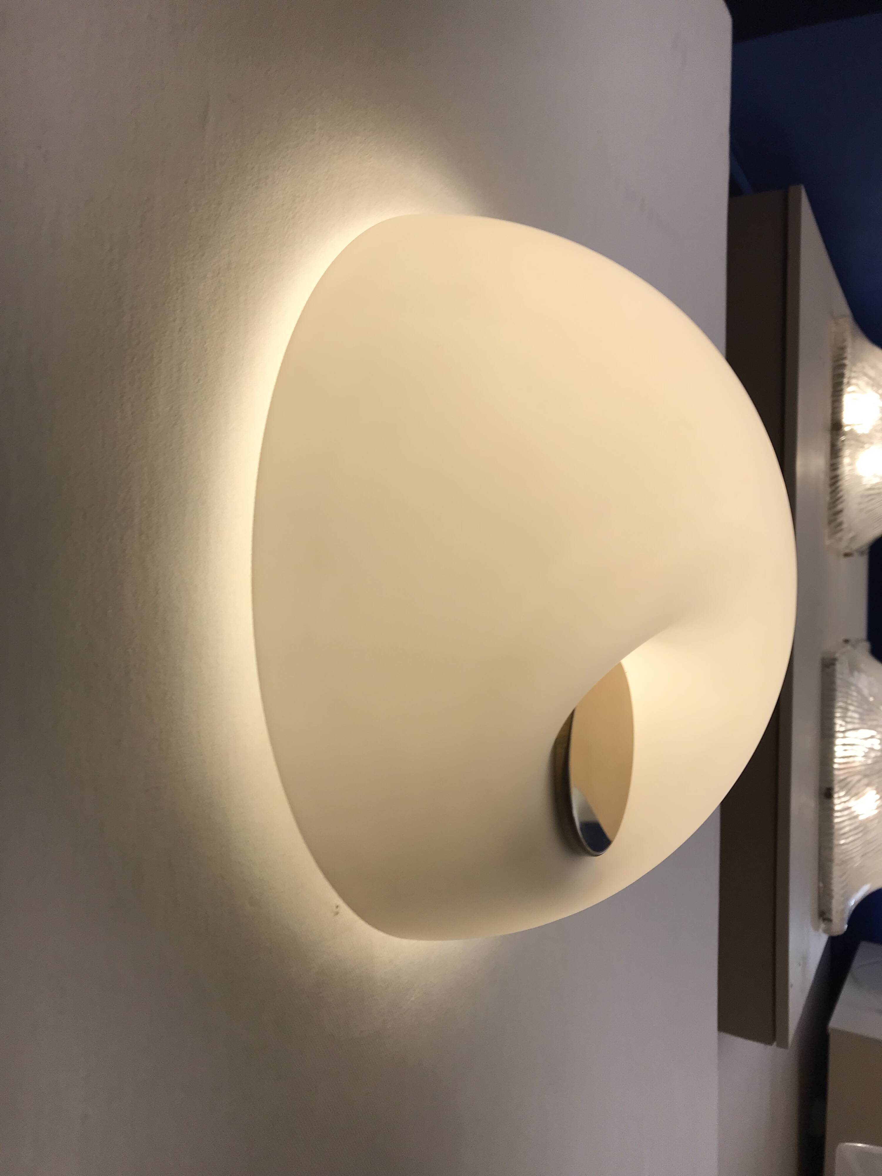 Murano glass wall light, Fontana Arte 1960