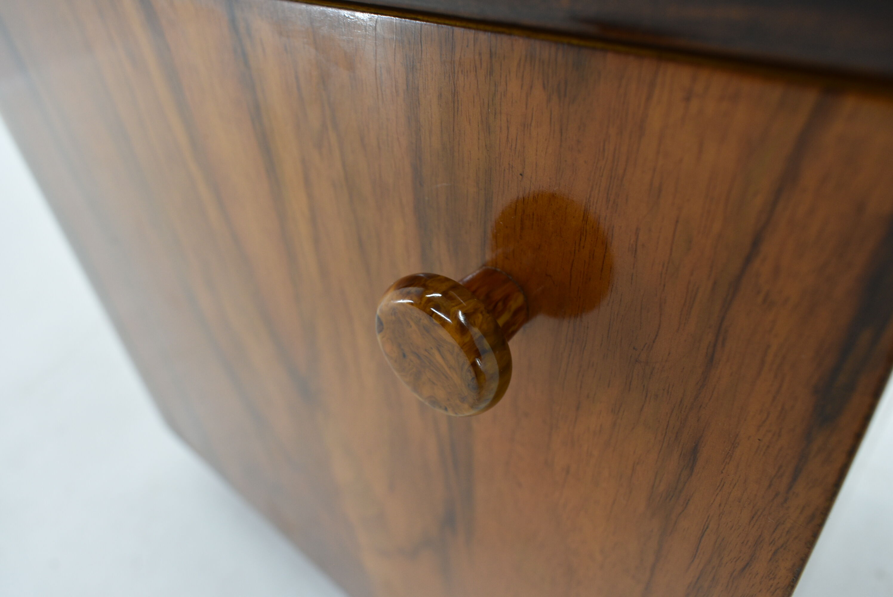 Pair of Midcentury Czechoslovakian Bedside Tables, 1960s