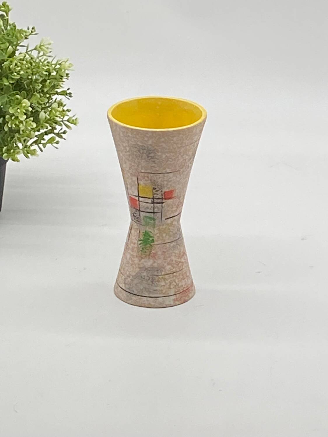 Vintage FOREIGN diabolo vase, German circa 1950 / 1960