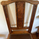 Pair of art deco style wooden chairs