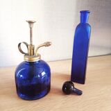 Ensemble bouteilles bleues