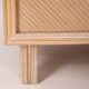 Rattan and brass sideboard