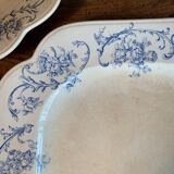 Set of 2 square dishes Regout model Ortus