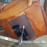 Lounge chair edited by Ring mobelfabrikk Scandinavian leather