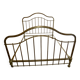 Early 20th century brass bed