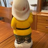 Ancient terracotta garden gnome