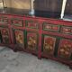Asia 19th century: Very large lacquered wooden enfilade.