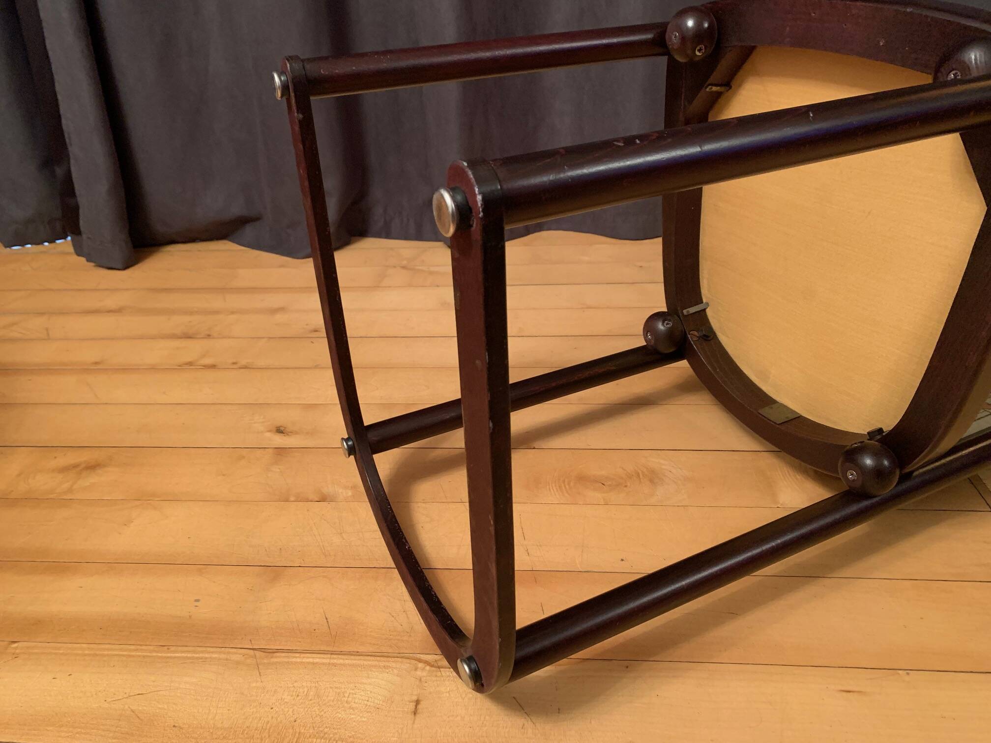 Fledermaus chair designed by Josef Hoffmann, Wittmann, Austria, 1970s.