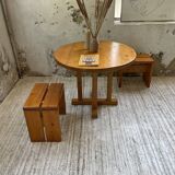 Les Arcs stools and table  1960