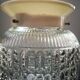 Old ceiling lamp lamp vintage white glass diamond tip ø 14 cm 100% 1970 vintage