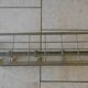 Vintage stainless steel coat rack
